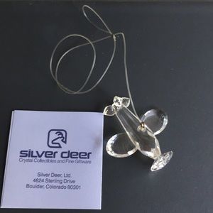 Crystal Airplane figurine